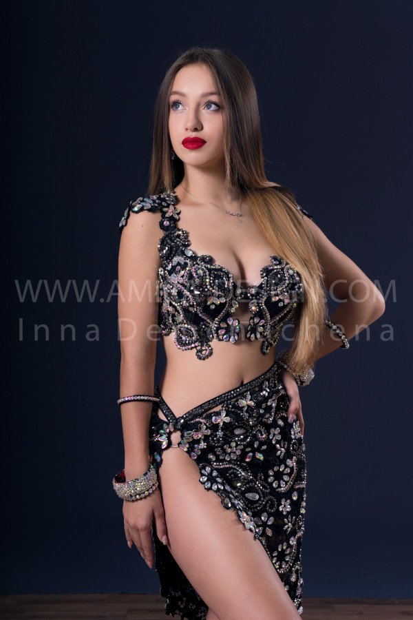 Professional bellydance costume (classic 212a)